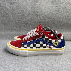 Vans Shoes Womens Size 5.5 Brighton Zeuner Red Checkerboard Skateboard Sneakers